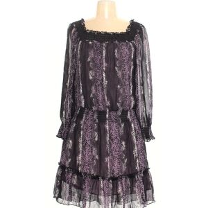 Xhilaration S Semi-Sheer Lined Snakeskin Purple